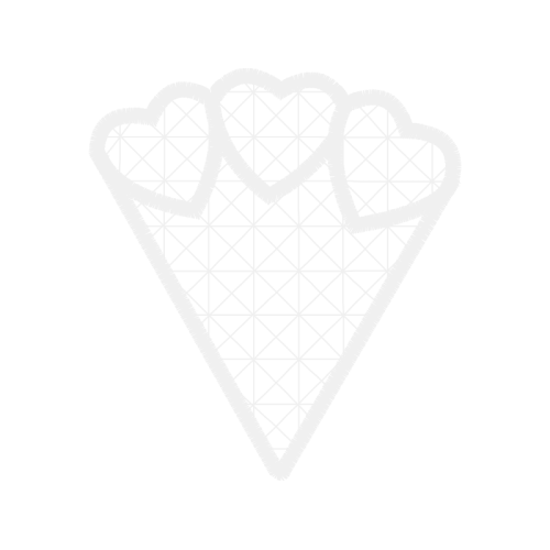 Glass Valentine Glass Valentine