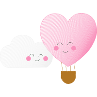 Hot Air Balloon Valentine