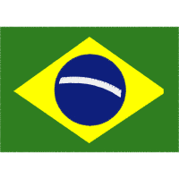 Flag Of Brazil Patches