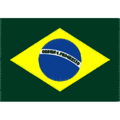 Flag Of Brazil Patches Flag Of Brazil Patches