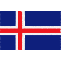 Flag Of Iceland Patches Flag Of Iceland Patches