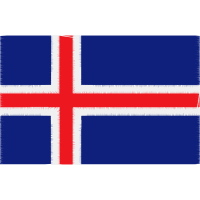 Flag Of Iceland Patches Flag Of Iceland Patches
