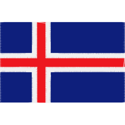 Flag Of Iceland Patches Flag Of Iceland Patches