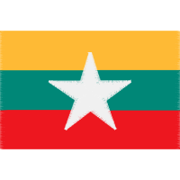 Flag Of Myanmar Patches Flag Of Myanmar Patches