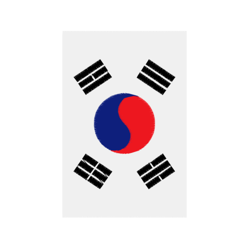 Flag Of South Korea Patches Flag Of South Korea Patches