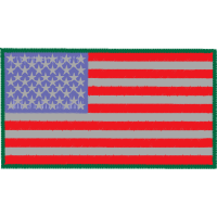 Thin Red Blue Line Flag Patches