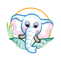 African Elephants Wedding