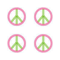 Peace Symbols Wedding