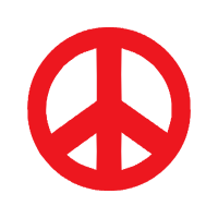 Peace Symbols Wedding