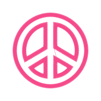 Peace Symbols Wedding