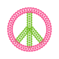 Peace Symbols Wedding