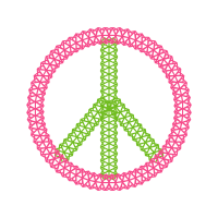 Peace Symbols Wedding